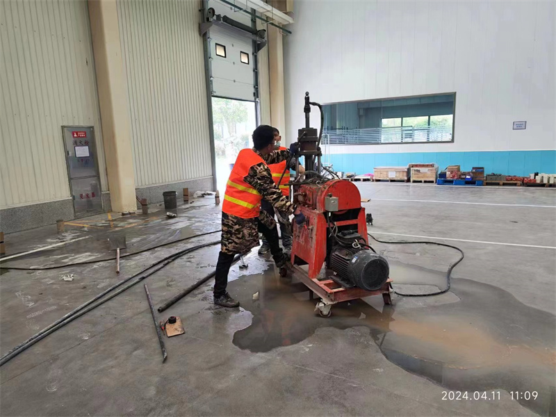 丽水厂房地面下沉塌陷注浆加固施工